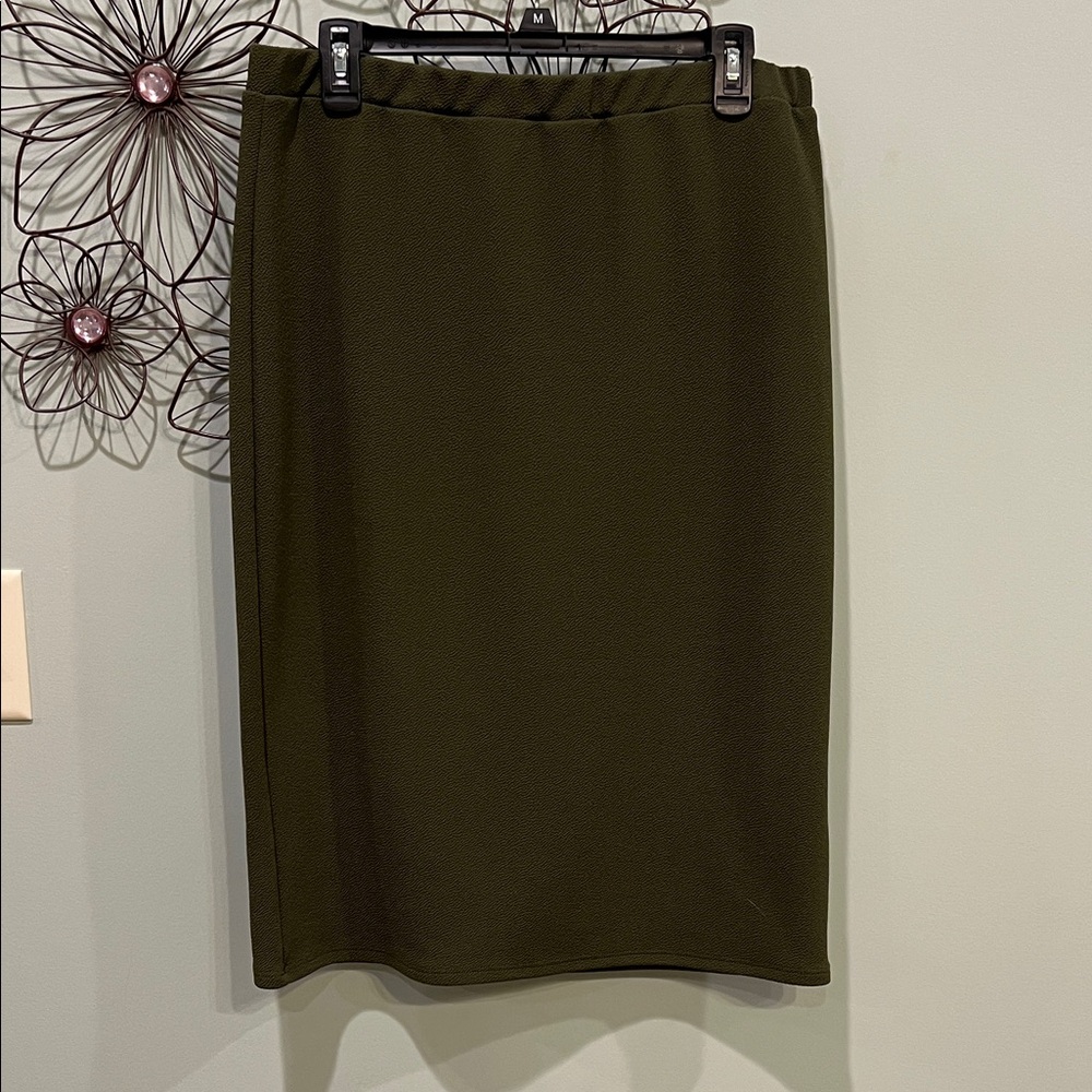 Moa USA Olive Pencil Skirt